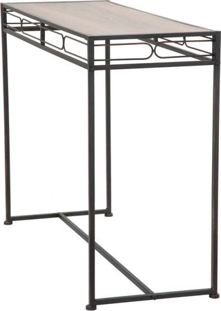 Console-struttura-in-metallo-e-ripiano-in-legno-MDF-per-interni