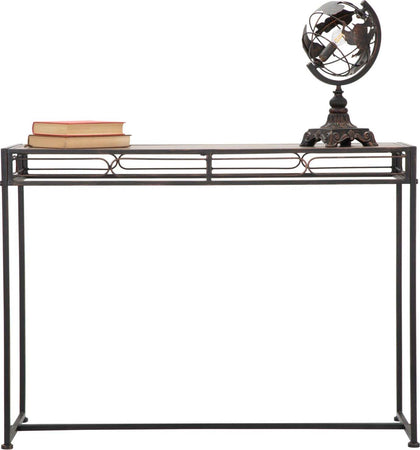 Console-struttura-in-metallo-e-ripiano-in-legno-MDF-per-interni