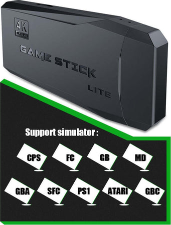 Console Wireless Hdmi 4k Tv Game Stick 10000 Giochi Integrati + Wireless Gamepad Giochi e giocattoli/Elettronica per bambini/Console portatili Trade Shop italia - Napoli, Commerciovirtuoso.it