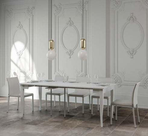 Tavolo consolle "Pescara" allungabile in legno per sala da pranzo