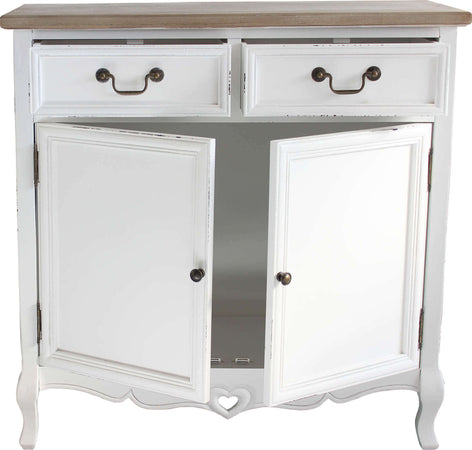 CONSTANCE---credenza-2-ante-2-cassetti-in-legno-di-paulownia-shabby-chic-86x37x85-Bianco-Milani-Home
