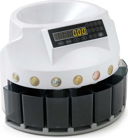 Conta monete CM012 - 35 5x33x26 6 cm - nero - HolenBecky Cancelleria e prodotti per ufficio/Archivio ufficio e accessori per scrivania/Casseforti portamonete e contabanconote/Contabanconote Eurocartuccia - Pavullo, Commerciovirtuoso.it