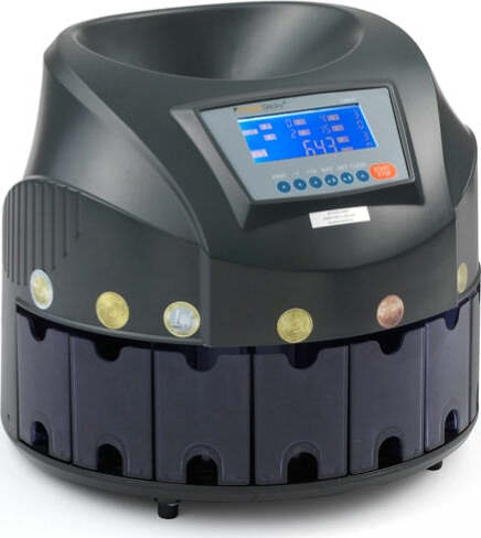 Conta-Separa monete CM020 - 32 1x27 cm - nero - HolenBecky Cancelleria e prodotti per ufficio/Archivio ufficio e accessori per scrivania/Casseforti portamonete e contabanconote/Contabanconote Eurocartuccia - Pavullo, Commerciovirtuoso.it