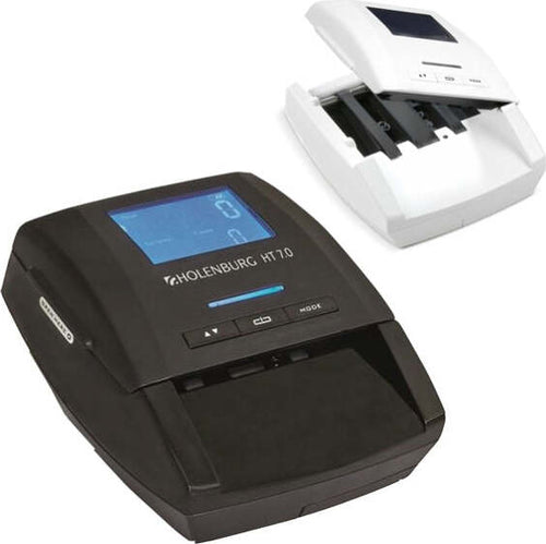 Conta-verifica banconote HT 7.0 - nero - Holenbecky Cancelleria e prodotti per ufficio/Archivio ufficio e accessori per scrivania/Casseforti portamonete e contabanconote/Contabanconote Eurocartuccia - Pavullo, Commerciovirtuoso.it
