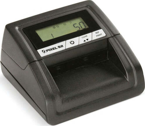Conta-verifica banconote Pixel S2 - 11 7 x 13 6 x 7 1 cm - nero - Iternet Cancelleria e prodotti per ufficio/Archivio ufficio e accessori per scrivania/Casseforti portamonete e contabanconote/Contabanconote Eurocartuccia - Pavullo, Commerciovirtuoso.it
