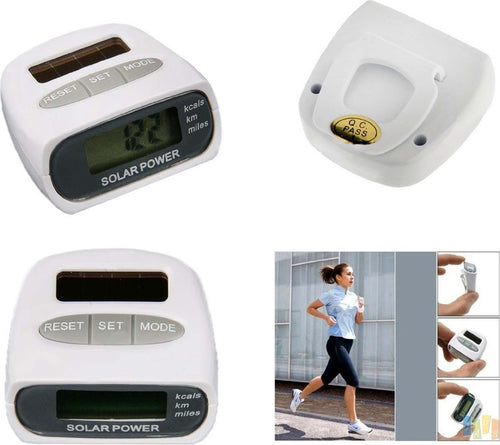 CONTAPASSI DIGITALE PEDOMETRO ENERGIA SOLARE MISURA DISTANZA CALORIE OROLOGIO Sport e tempo libero/Fitness e palestra/Elettronica/Pedometri Trade Shop italia - Napoli, Commerciovirtuoso.it