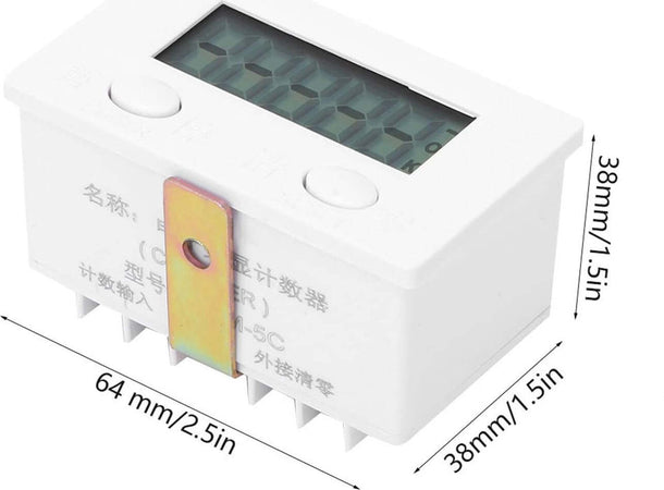 Contatore Induttivo Magnetico Berm Sensore Metallico Display LCD a 5 cifre Sensore Prossimità Induttivo