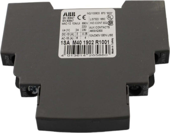 Contatto-ausiliario-laterali-1NA+1NC-ABB