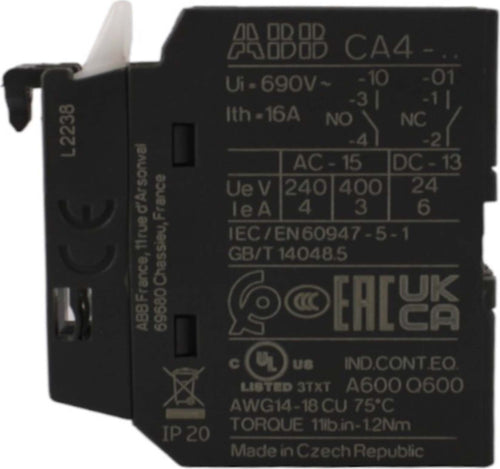 Contatto-ausiliario-unipolare-frontale-per-serie-AF-ABB
