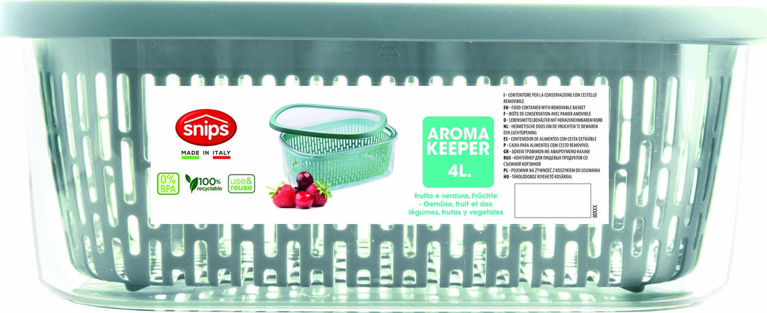 Contenitore alimenti Snips 000768 AROMA KEEPER Azzurro Casa e cucina/Organizzazione interni/Contenitori e barattoli da cucina/Conservazione cibi/Contenitori per alimenti/Contenitori Scontolo.net - Potenza, Commerciovirtuoso.it