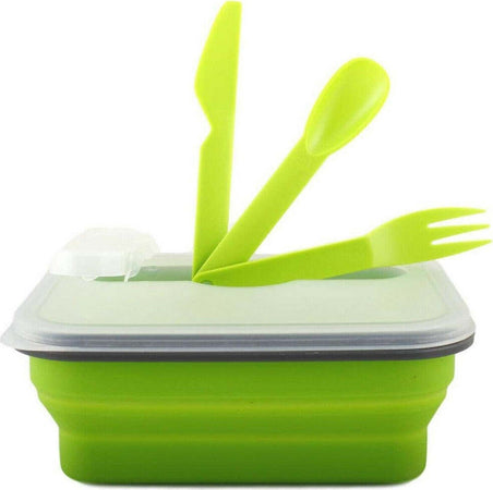 Contenitore Cibo Pieghevole Silicone Scatola Porta Pranzo Posate Lavoro Casa, arredamento e bricolage > Cucina > Barattoli e Contenitori Trade Shop italia - Napoli, Commerciovirtuoso.it