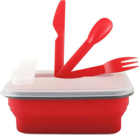 Contenitore Cibo Pieghevole Silicone Scatola Porta Pranzo Posate Lavoro Casa, arredamento e bricolage > Cucina > Barattoli e Contenitori Trade Shop italia - Napoli, Commerciovirtuoso.it