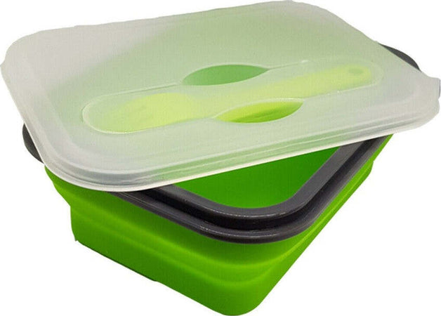 Contenitore Cibo Pieghevole Silicone Scatola Porta Pranzo Posate Lavoro Casa, arredamento e bricolage > Cucina > Barattoli e Contenitori Trade Shop italia - Napoli, Commerciovirtuoso.it