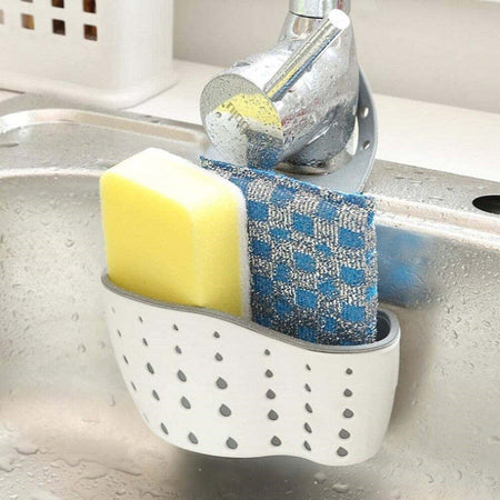 Contenitore Con Gancio Regolabile Spugna Detersivo Plastica Portaoggetti Lavello Accessori cucina Trade Shop italia - Napoli, Commerciovirtuoso.it