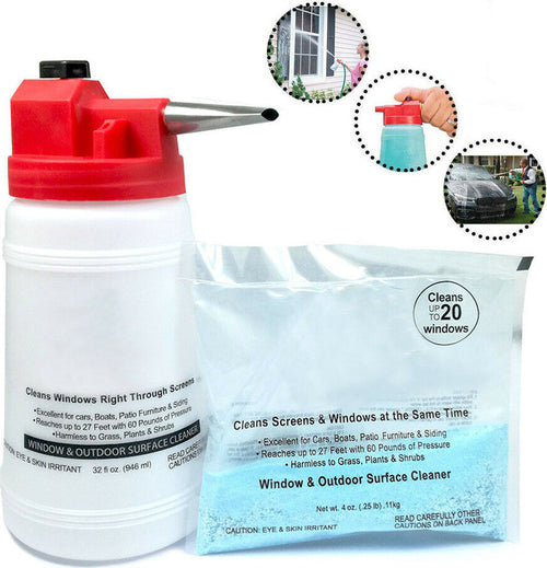 Contenitore Detergente Per Pulizia Vetri Pompa Pulisci Finestre Cristal Full Set da Bagno Trade Shop italia - Napoli, Commerciovirtuoso.it