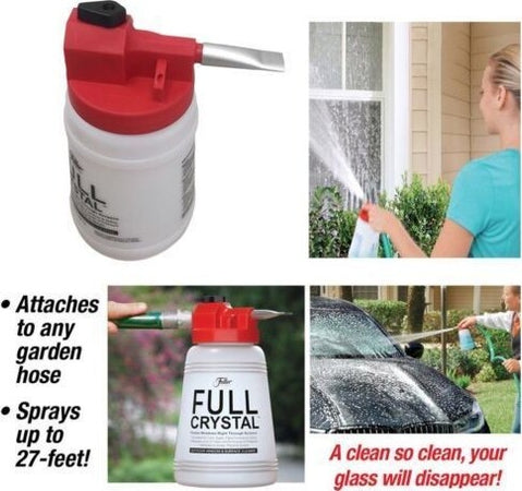 Contenitore Detergente Pulizia Vetri Auto Pompa Pulisci Finestre Fuller Crystal Auto e Moto/Cura auto e moto/Kit pulizia Trade Shop italia - Napoli, Commerciovirtuoso.it