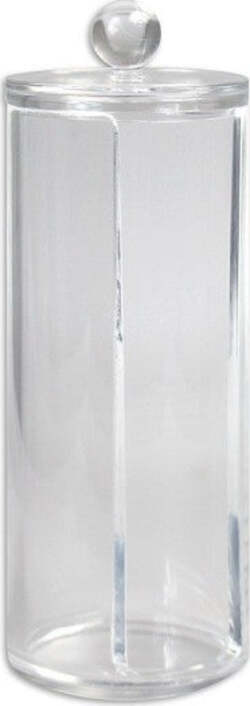 Contenitore-Dispenser-Dischetti-Cotone-Struccanti-Foro-Coperchio-Organizer-10240