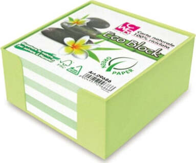 Contenitore in plastica con foglietti - bianco - 10 x 10 x 5cm - carta riciclata 100 - IKona+ Cancelleria e prodotti per ufficio/Archivio ufficio e accessori per scrivania/Modulistica e conservazione registri/Moduli ricevute e fatture fiscali Eurocartuccia - Pavullo, Commerciovirtuoso.it