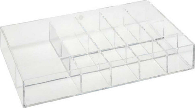 Contenitore Organizer Portatrucco In Plastica 14 Scomparti Porta Trucchi Make Up Salute e Bellezza > Make Up e Cosmetici > Portatrucchi Trade Shop italia - Napoli, Commerciovirtuoso.it