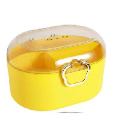 Contenitore Organizzatore Per Cassetti Arredamento Colore Giallo Dim. 27x24x18 Cm