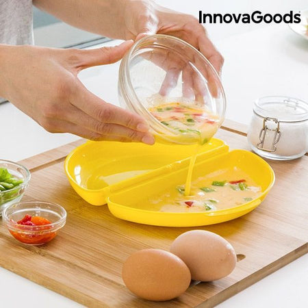 Contenitore per frittata da microonde Casa e cucina/Pentole padelle e pirofile/Pentole e padelle/Tegami cuoci uova Led Mall Home - Napoli, Commerciovirtuoso.it