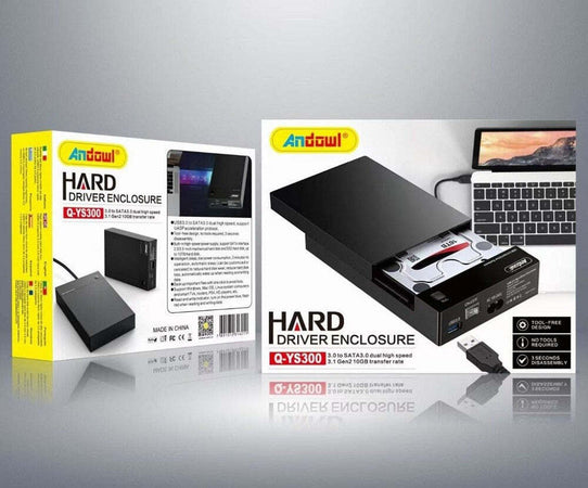Contenitore Porta Hard Disk Per Disco Rigido 2.5?/3.5? Q-ys300 Gen2 Sata Usb 3.0 Elettronica/Informatica/Accessori/Accessori per Hard Disk/Case e serrature Trade Shop italia - Napoli, Commerciovirtuoso.it