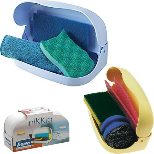 Contenitore Porta Spugna Guanti Per Cucina Bagno Colori Misti Fissaggio Adesivo Casa e cucina/Organizzazione interni/Contenitori e barattoli da cucina/Portaoggetti e supporti/Porta utensili da cucina Trade Shop italia - Napoli, Commerciovirtuoso.it