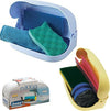 Contenitore-Porta-Spugna-Guanti-Per-Cucina-Bagno-Colori-Misti-Fissaggio-Adesivo