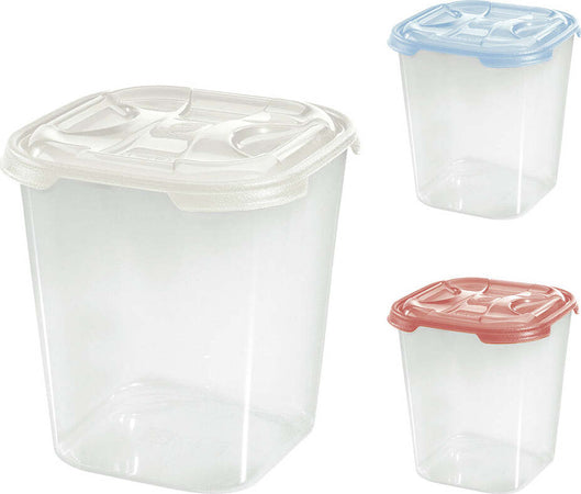 CONTENITORE-QUADRO-ALTO-IN-PLASTICA-'FRIGO-BOX'-lt1-cm-11,7x11,7xh.14-acqua-trasp.-Tontarelli
