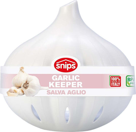 CONTENITORE SALVA AGLIO SALVA FRESCHEZZA IN PLASTICA TRASPARENTE E BIANCO Casa e cucina/Organizzazione interni/Contenitori e barattoli da cucina/Vasetti e barattoli per conserve/Barattoli Trade Shop italia - Napoli, Commerciovirtuoso.it