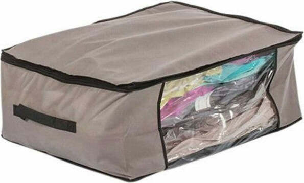 Contenitore Salvaspazio In Tessuto Cambio Stagione Coperte Vestiti 60x45x30cm Casa e cucina/Organizzazione interni/Organizzazione guardaroba/Contenitori sottoletto Trade Shop italia - Napoli, Commerciovirtuoso.it