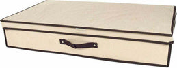Contenitore-Salvaspazio-Sottoletto-In-Tessuto-Per-Cambio-Stagione-80x45x15cm