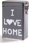 Contenitore Scatola In Latta Rettangolare Multiuso I Love Home 19x12x8cm 710469 Casa e cucina/Organizzazione interni/Contenitori e barattoli da cucina/Vasetti e barattoli per conserve/Barattoli Trade Shop italia - Napoli, Commerciovirtuoso.it