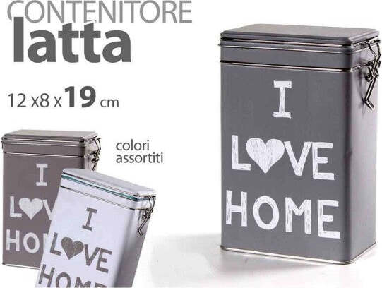 Contenitore-Scatola-In-Latta-Rettangolare-Multiuso-I-Love-Home-19x12x8cm-710469