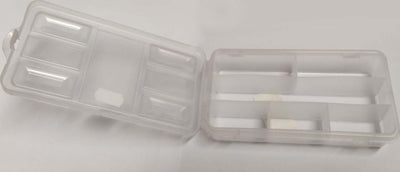 CONTENITORE PORTA-MINUTERIA-35x90x180MM---IN-MATERIALE-PLASTICO-RESISTENTE---COLORE-TRASPARENTE