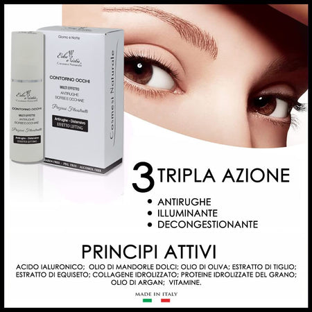 Contorno Occhi Equiseto e Acido Ialuronico 30 ml