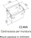 Controcassa-acciaio-9010-Belfiore-Neo-Luce-CC469-0035-accessorio-muratura