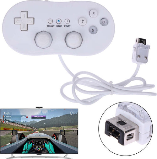 Controller Classico Per Nintendo Wii Joypad Telecomando Bianco Joystick Console Videogiochi/Sistemi legacy/Sistemi Nintendo/Wii/Accessori/Controller e telecomandi/Controller standard e gamepads Trade Shop italia - Napoli, Commerciovirtuoso.it