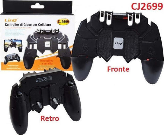 Controller Di Gioco Per Cellulare Smartphone Impugnatura Flip A 6 Dita Cj2699 Elettronica/Cellulari e accessori/Accessori/Accessori per videogiochi/Controller Trade Shop italia - Napoli, Commerciovirtuoso.it