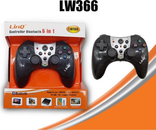 Controller Gamepad Bluetooth 5 In 1 Joypad Per Ps3 Xbox 360 Switch Android Lw366 Elettronica/Cellulari e accessori/Accessori/Accessori per videogiochi/Controller Trade Shop italia - Napoli, Commerciovirtuoso.it