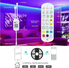 Controller WIFI per Strisce LED Ricevitore Wireless Telecomando IR a 24 Tasti Controllo Vocale con Alexa Google Assistant APP IOS Android per Nastri LED RGB 2.4Ghz