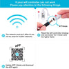 Controller WIFI per Strisce LED Ricevitore Wireless Telecomando IR a 24 Tasti Controllo Vocale con Alexa Google Assistant APP IOS Android per Nastri LED RGB 2.4Ghz