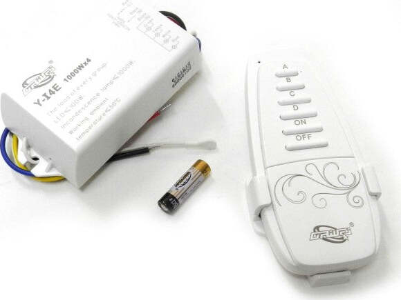 Controllo Telecomando Switch Wireless Per Luci Illuminazione 1000w X 4 Canali Fai da te/Materiale elettrico/Interruttori e dimmer/Dimmer Trade Shop italia - Napoli, Commerciovirtuoso.it