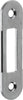 CONTROPIASTRA-PER-SERRATURA-'PATENT-CENTRO/T-60'-B.T.-ottonata---interasse-90-mm-Bonaiti