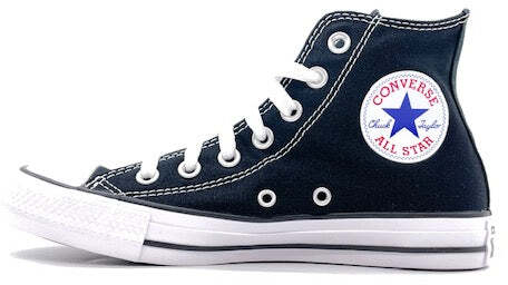 CONVERSE CHUCK TAYLOR ALL STAR HI black mid donna