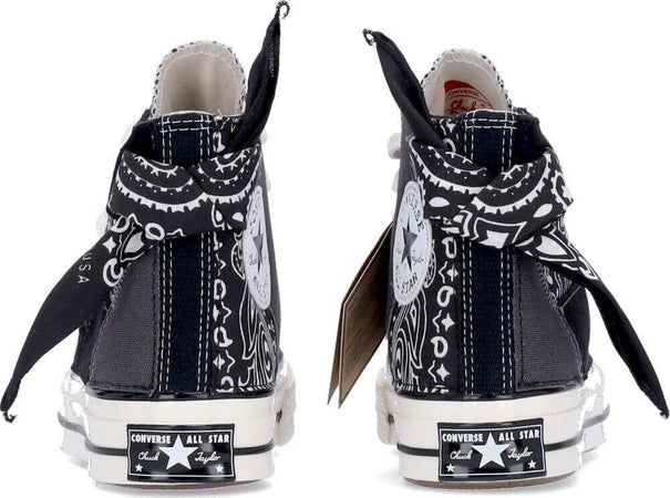CONVERSE-Scarpa-Alta-Uomo-Chuck-70-Canvas-Ltd-Black-Paisley-Patchwork-da-uomo