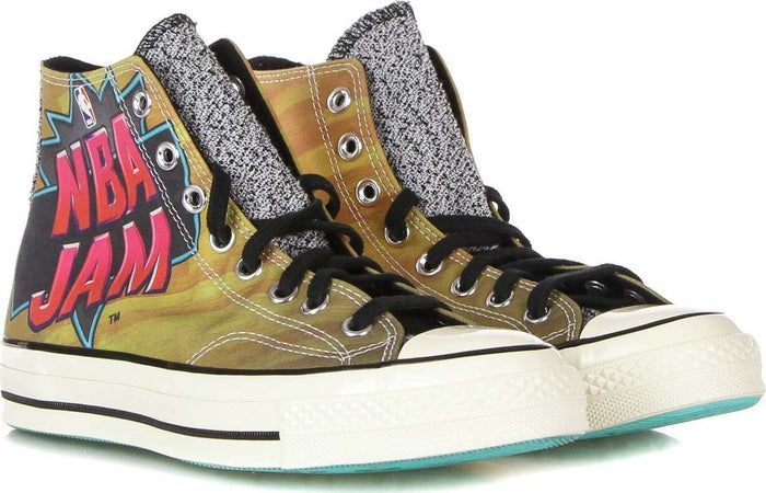 CONVERSE-Scarpa-Basket-Uomo-Chuck-70-Nba-Jam-Brown/solar-Red/electric-Aqua-da-uomo
