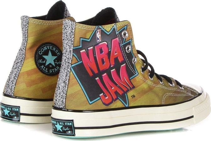 CONVERSE-Scarpa-Basket-Uomo-Chuck-70-Nba-Jam-Brown/solar-Red/electric-Aqua-da-uomo