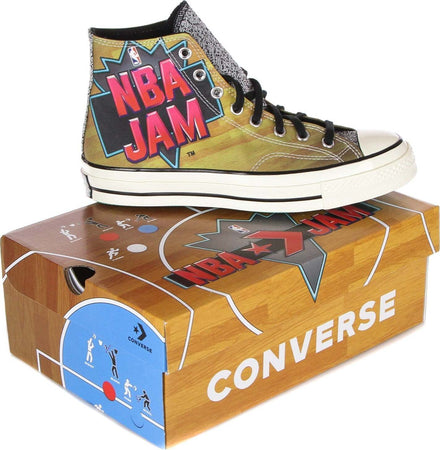 CONVERSE-Scarpa-Basket-Uomo-Chuck-70-Nba-Jam-Brown/solar-Red/electric-Aqua-da-uomo