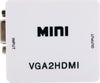 CONVERTITORE ADATTATORE MINI VGA A HDMI FULL HD VIDEO 1080P AUDIO PER PC LAPTOP Elettronica/Home Cinema TV e video/Accessori/Cavi/Cavi HDMI Trade Shop italia - Napoli, Commerciovirtuoso.it